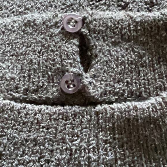 Astr The Label Sleeveless Tunic Sweater Choker Cutout Neck Gray Size Small - Picture 6 of 10